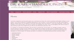 Desktop Screenshot of drkarenhandley.com